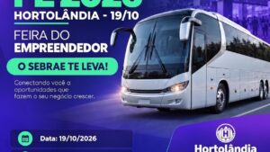 Hortolândia oferece transporte gratuito à Feira do Empreendedor