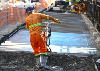 obras de pavimento rígido avançam nas avenidas Moraes Salles e Orosimbo Maia no Centro de Campinas
