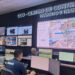 Equipe do Centro de Controle Operacional de Trânsito e Transporte monitorando ocorrências no feriado