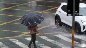 Defesa Civil alerta para tempo instável com chuva forte até sábado