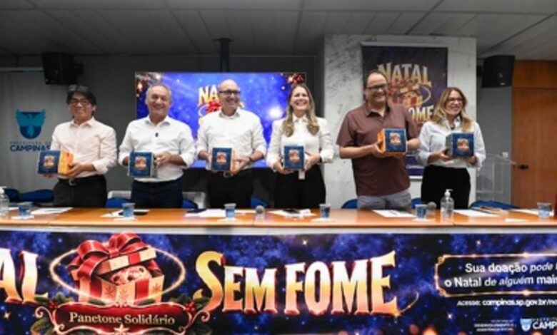 Doação de cestas básicas e panetones para famílias do Viva Leite