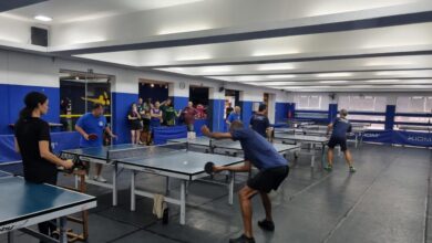 Disputas de tênis de mesa encerrando a programação das Campíadas 2026