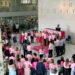 Solenidade de abertura do Outubro Rosa com autoridades e parceiros no Paço Municipal