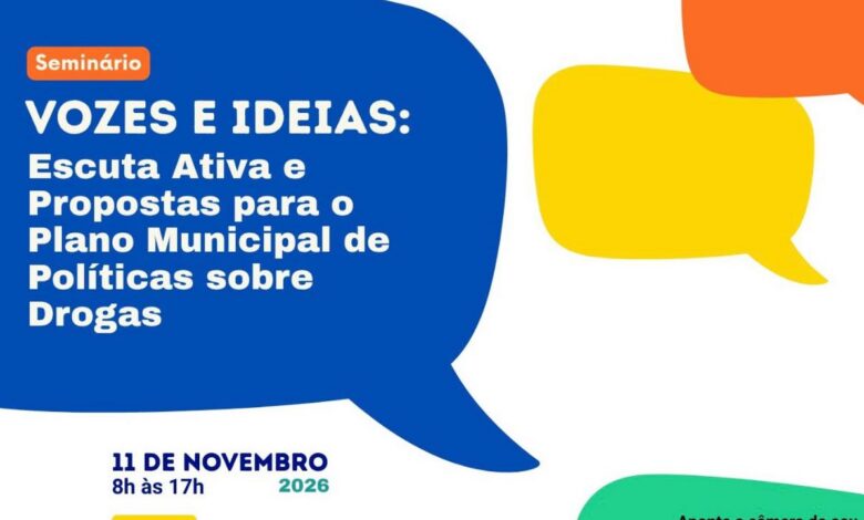 Sociedade será ouvida para definir prioridades nas políticas sobre drogas