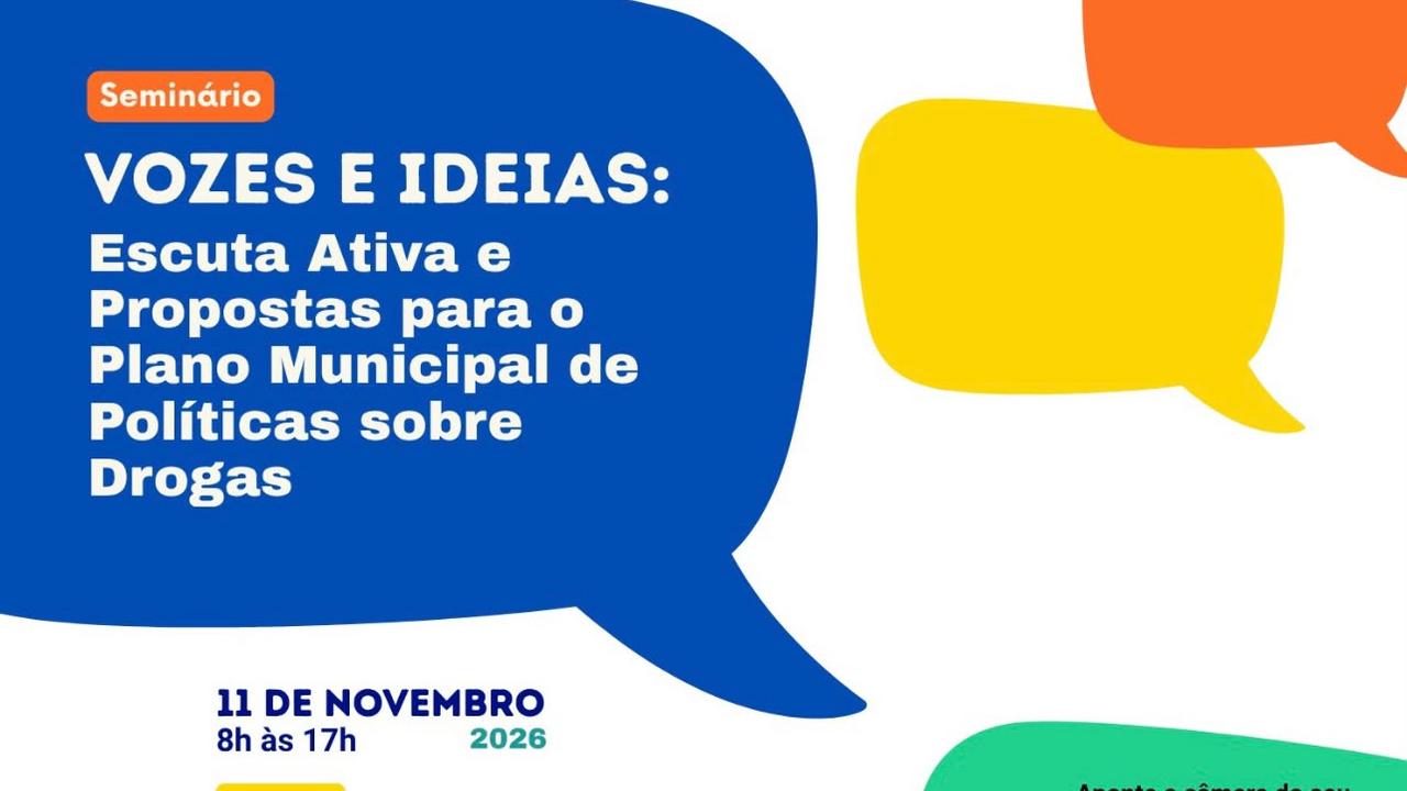 Sociedade será ouvida para definir prioridades nas políticas sobre drogas