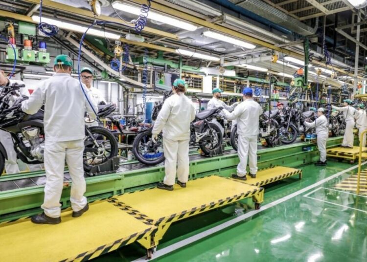 Imagem das instalações da Honda em Manaus