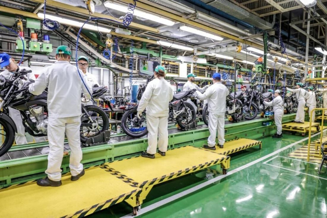 Imagem das instalações da Honda em Manaus