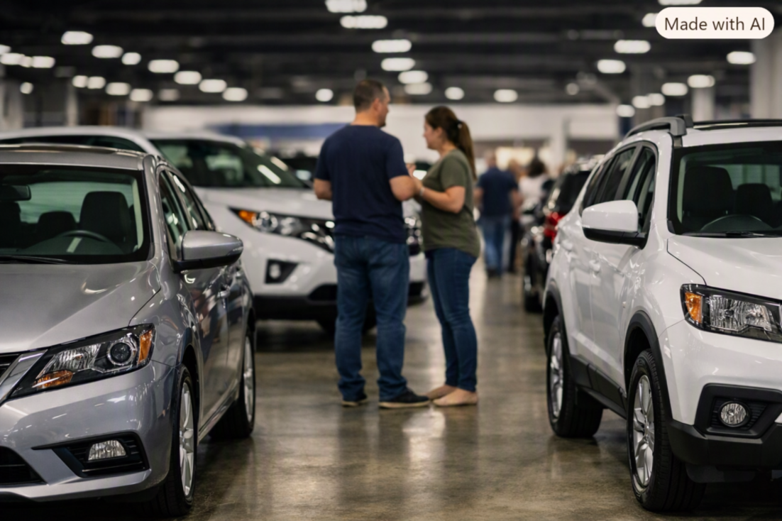 Sedãs e SUVs no mercado de usados
