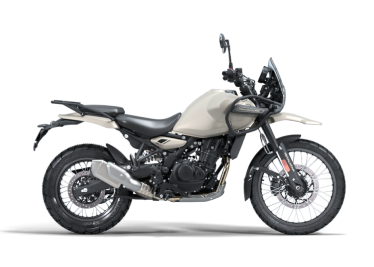 Himalayan 450 na cor Kaza Brown