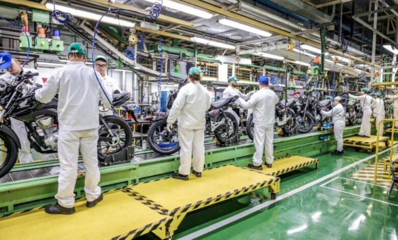 Motocicletas produzidas em Manaus