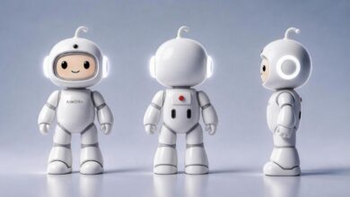 Imagem do robô humanoide Mobo da AiMoga