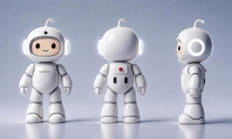 Imagem do robô humanoide Mobo da AiMoga