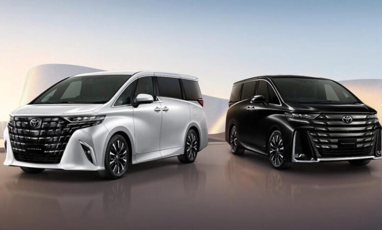 Toyota Alphard em exposição