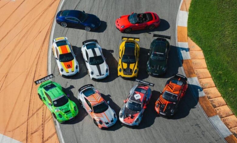 Carro esportivo da Porsche