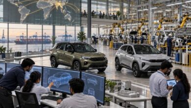 Imagem representativa da engenharia automotiva na Índia