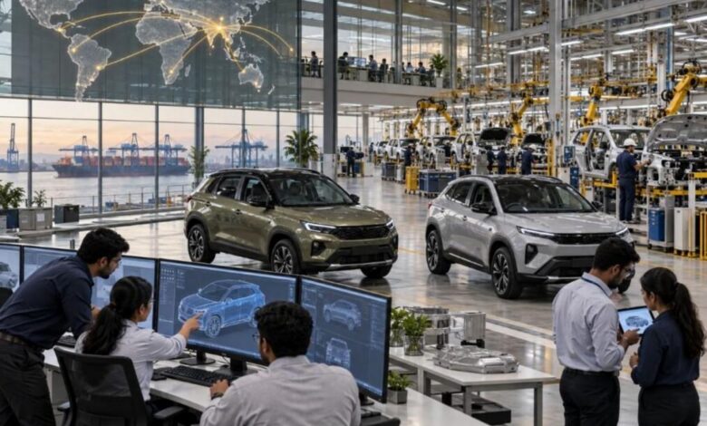 Imagem representativa da engenharia automotiva na Índia