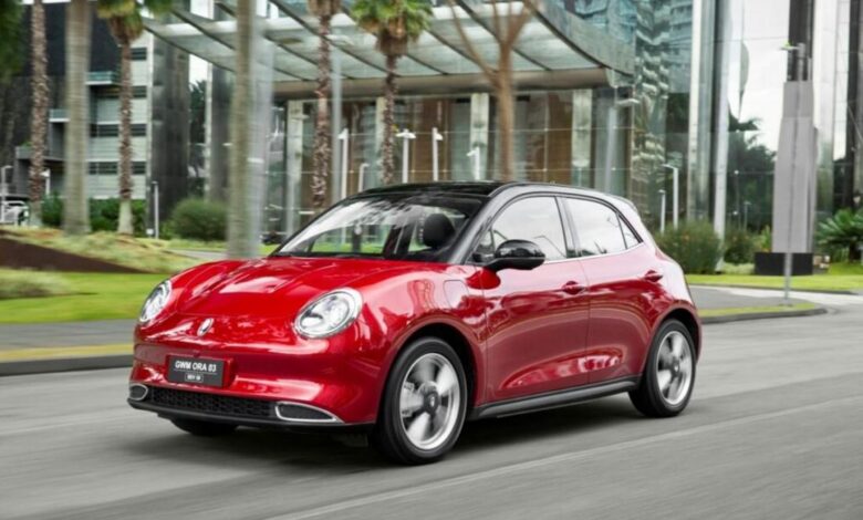 Carros da indústria automotiva chinesa