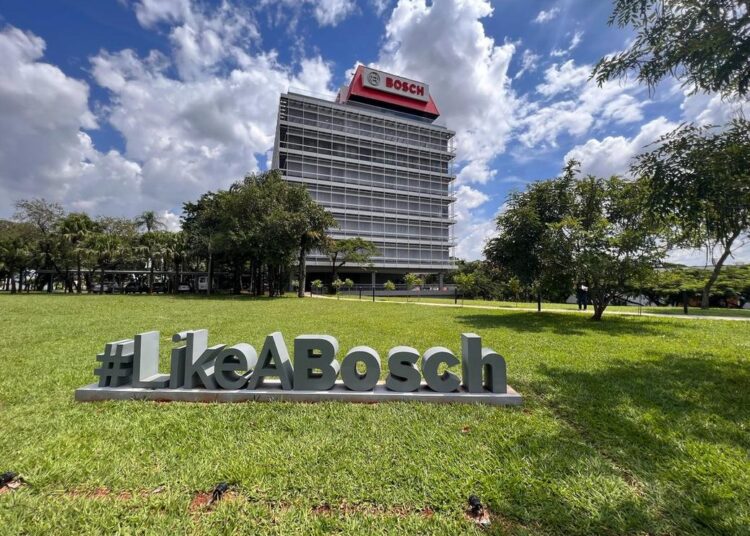 Logo da Bosch e Sem Parar