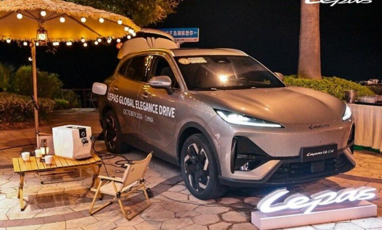 Lepas L6 EV em avaliação na China