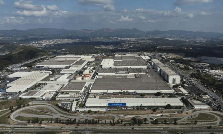Linha de montagem da Fiat em Betim