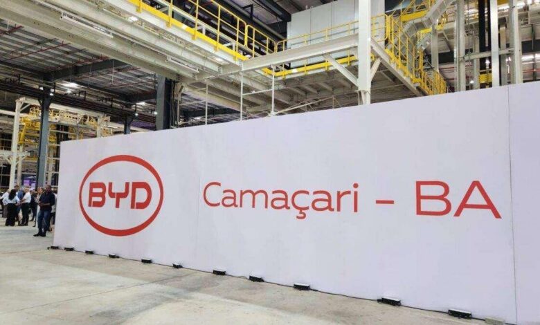 Fábrica da BYD em Camaçari