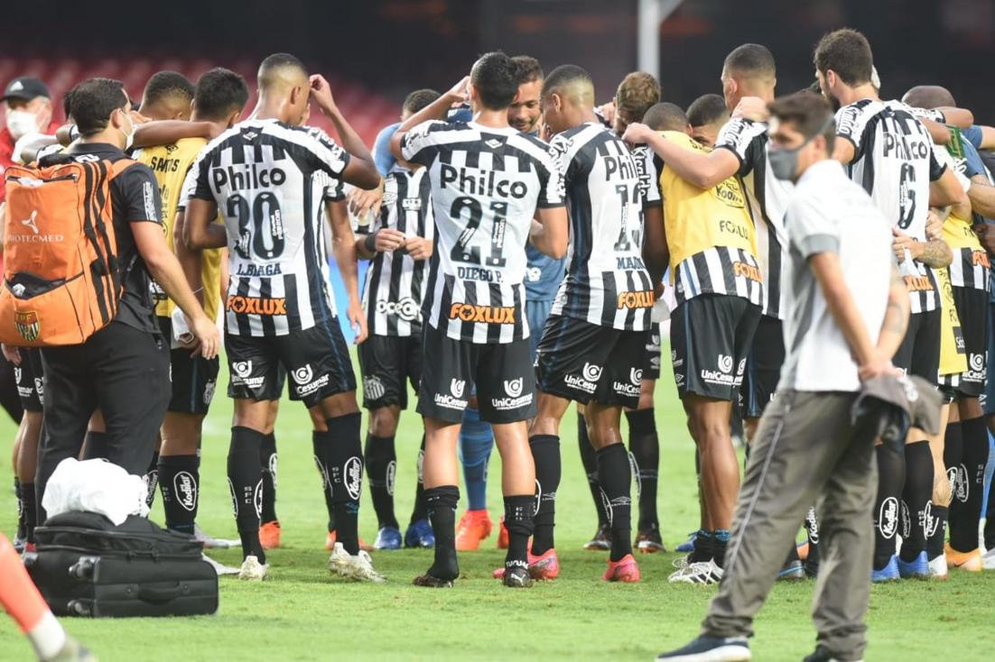 Santos e São Paulo em campo