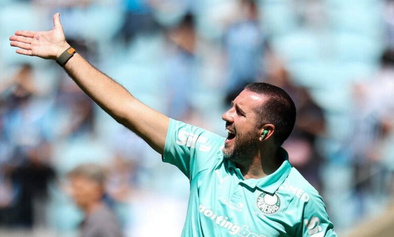 Jogadores do Palmeiras em campo