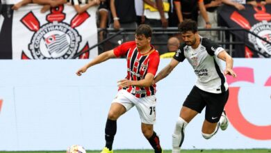 São Paulo e Corinthians se enfrentando