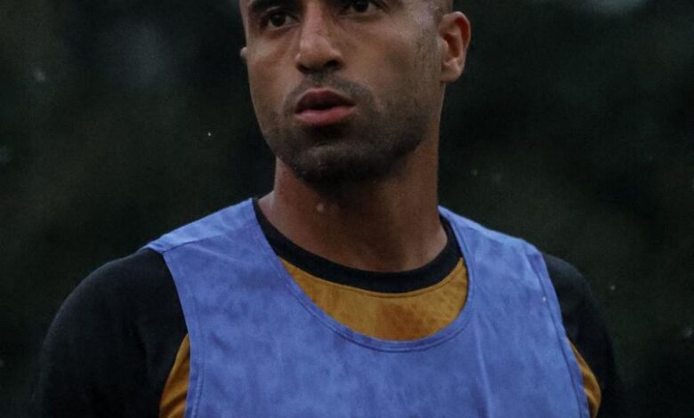 Jogadores do São Paulo durante treino