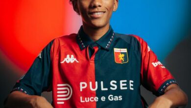 Robinho Jr. em ação pelo Genoa