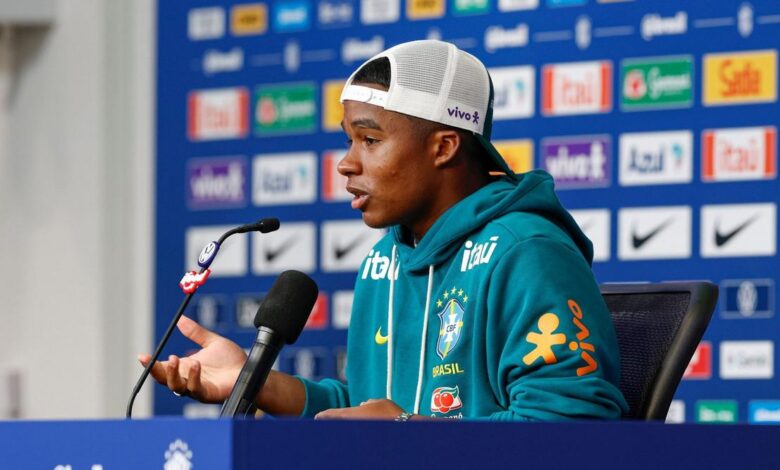 Endrick em jogo pelo Real Madrid