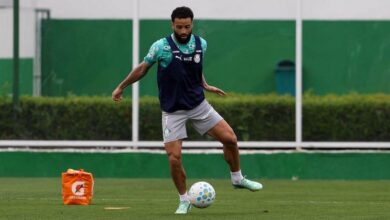 Treino do Palmeiras na Academia de Futebol