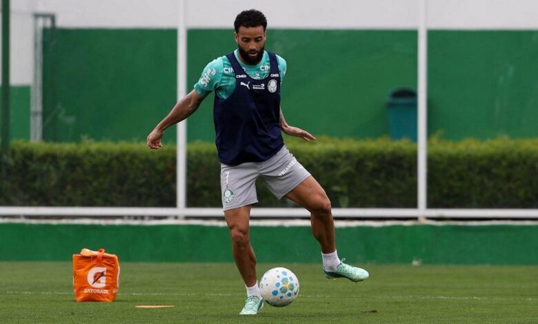 Treino do Palmeiras na Academia de Futebol
