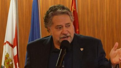 Julio Casares durante evento