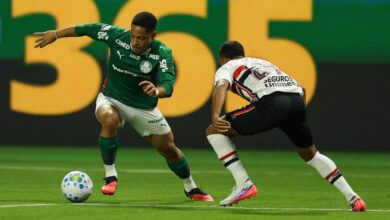 Vitor Roque em ação pelo Palmeiras