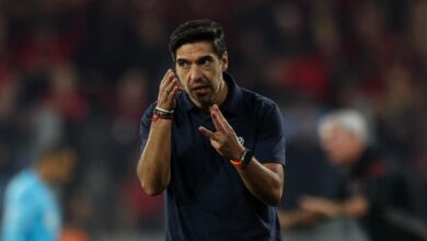 Abel Ferreira durante coletiva