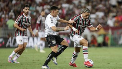 Jogo entre Fluminense e Santos