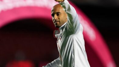 Lucas Moura em ação pelo São Paulo