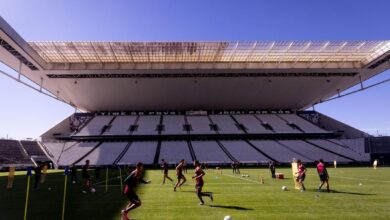 Torcida do Corinthians na Neo Química Arena