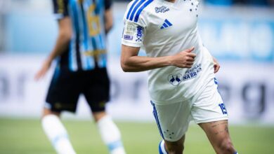 Jogadores do Cruzeiro comemorando gol