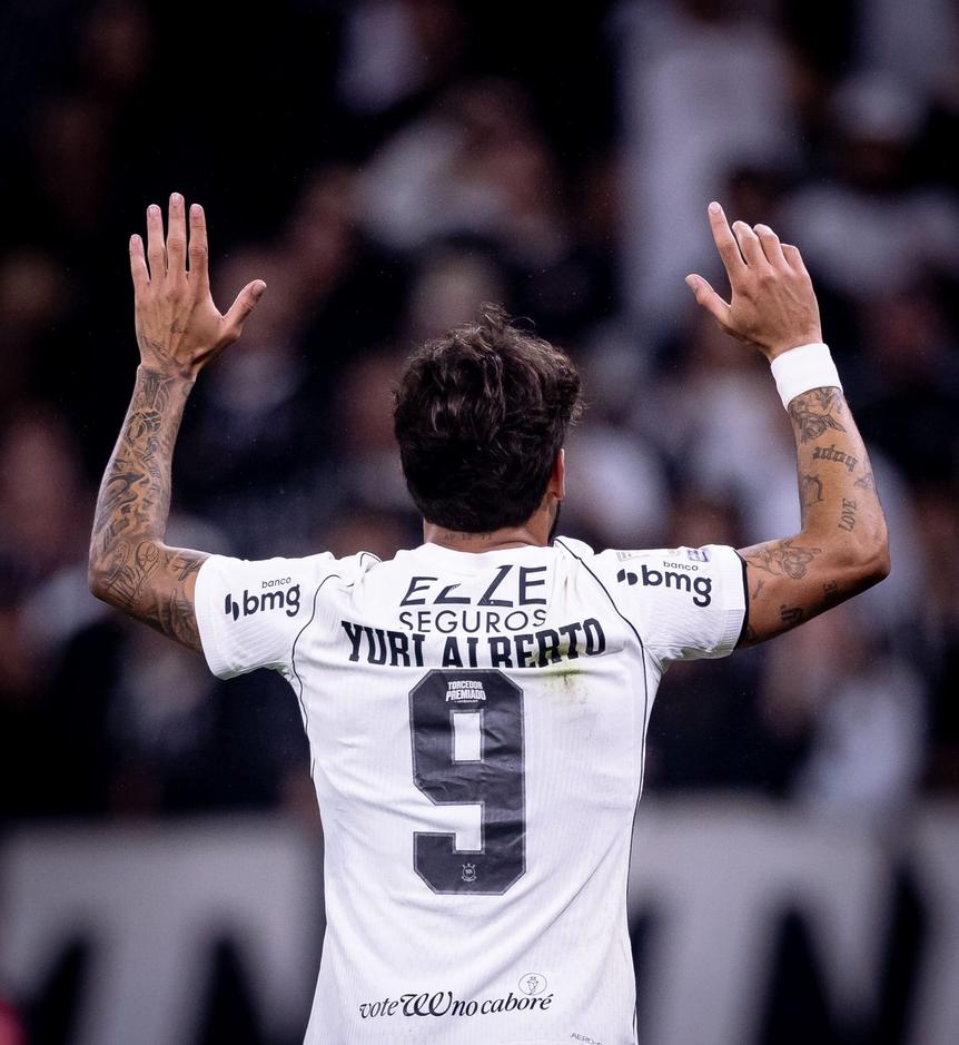Yuri Alberto durante o jogo