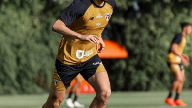 Treino do São Paulo no CT da Barra Funda