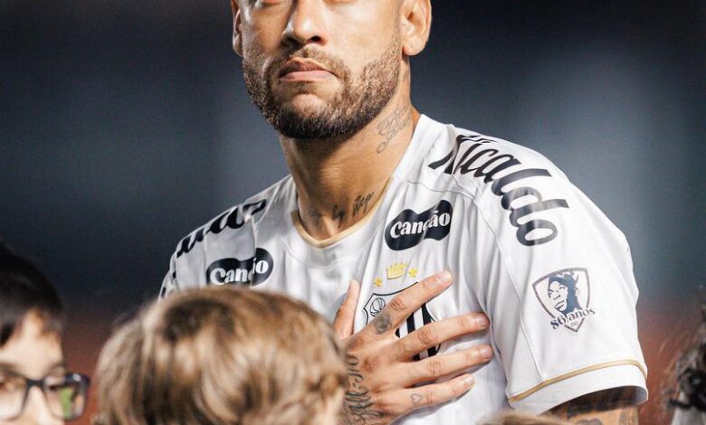 Neymar durante uma partida