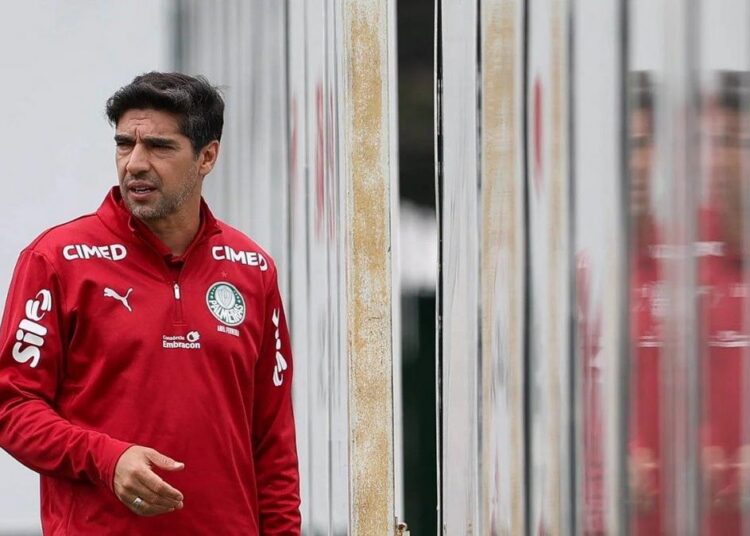 Palmeiras se preparando para o jogo