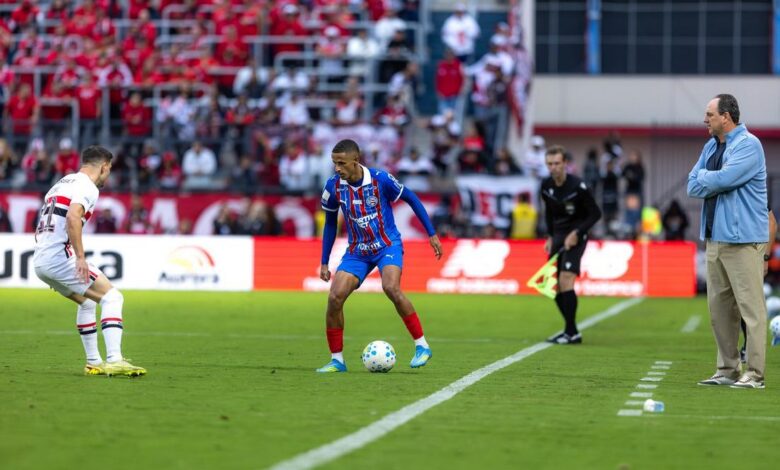Rogério Ceni em ação como treinador