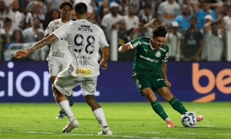 Escalações Santos e Palmeiras