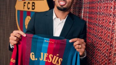Gabriel Jesus durante a entrevista