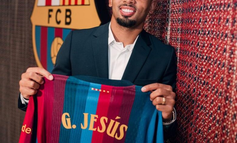 Gabriel Jesus durante a entrevista