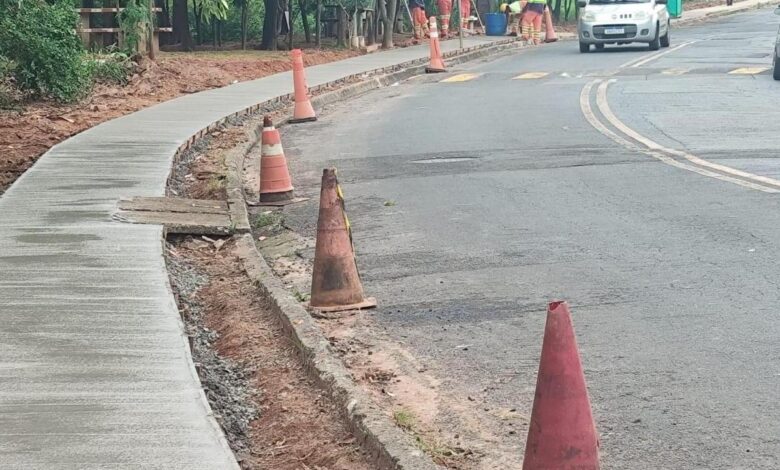 Construção de calçada avança no novo Parque no Jd. Santa Emília