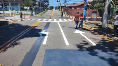Entorno do OAPE, no Jd. Santa Clara do Lago, recebe mutirão de reforço da segurança viária
